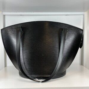 Preowned Louis Vuitton Black Epi Saint Jacques Tote Bag #PE81264